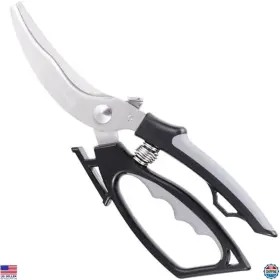 Scis002 Brand Cluren Heavy-duty Kitchen Shears And Scissors With Self-standing Base For Poultry Meat