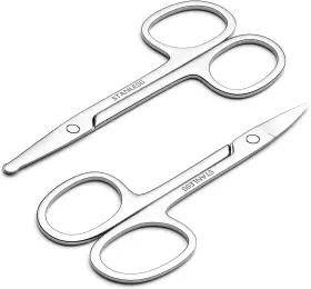 Brand Manufacturing 711181907070 Mens And Womens Facial Hair Small Scissors Eyebrow Nose Beard Whisker Eye
