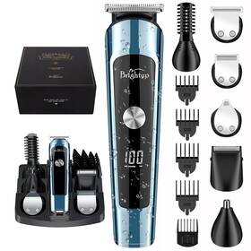Brightup Fk-8788t Beard Trimmer For Men Ipx7 Waterproof Mens Grooming Kit With Cordle