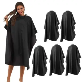 Ghko01 Bsfhh Black Barber Cape Professional Nylon Waterproof Hair Cutting Kit With Snap C