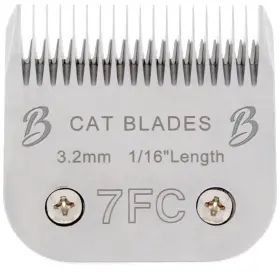 B7fc Bucchelli Detachable A Series 7f Blades For Cat Grooming Full Tooth Cuts Length 1/16 Inch - B7fc Bucchelli Detachable A Series 7f Blades For Cat Grooming Full Tooth Cuts Length 1/16 Inch -