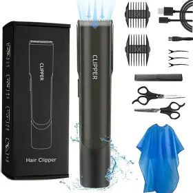 Lgl002 Bufccy Professional Vacuum Hair Clippers For Mens Cordless Clipper Beard Trimm