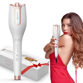 Bujiyi Kr018c Automatic Rotating Curling Iron Hair Curler 4 Temperature Setting