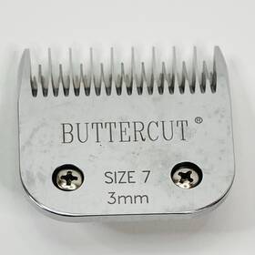 Buttercut Gb0730 Size 7 Stainless Steel Clipper Blade 3.0mm Geib Barber Blad