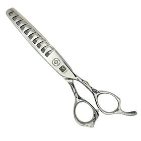 Buybarber.com 037182998108 Professional Japanese 10 Teeth Micro-cut Hair Thinning Shears 440c 6 Inch