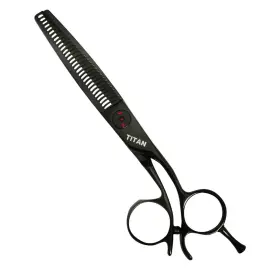 440c Buybarber.com 749403382893 Professional Japanese Black Hair Thinning Shears Hand Made 6 Inch