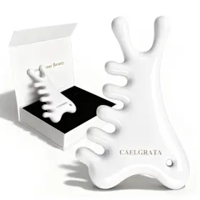 B0fv87skbr Caelgrata 6-in-1 Ceramic Gua Sha Tool For Body And Face Lymphatic Drainage Trigger Po Inch