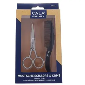 50654 Cala For Men Mustache Scissors And Comb Set - Premium Quality Grooming Tools 50654 Cala For Men Mustache Scissors And Comb Set - Premium Quality Grooming Tools
