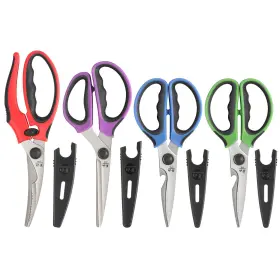 1026726 Cangshan 4-piece Heavy Duty Shears Set With Guards Multi-color