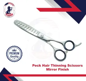 Clb-01-1010-15 Capraleo Peck Hair Thinning Mirror Finish Professional Salon Scissors/shears