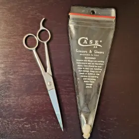 Xx-30 Case Vintage Xx Barber Scissors Shears 30-7 1/2 And Sheath Usa Xx-30 Case Vintage Xx Barber Scissors Shears 30-7 1/2 And Sheath Usa