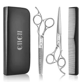 C1315 Ciicii Hair Cutting Scissors Shears Kit Professional Barber Haircut Se