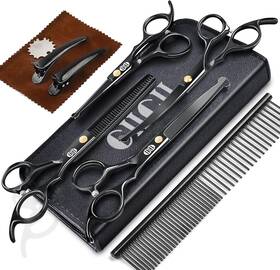 Ciicii C1327 Dog Professional Grooming Scissors Black