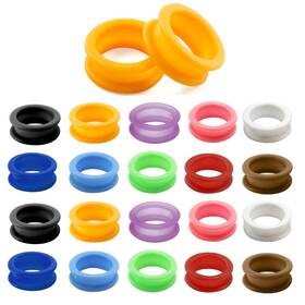 Cionyce Tuohai076 20 Pcs Shear Finger Inserts Ring Pet Scissor Rubber Grips