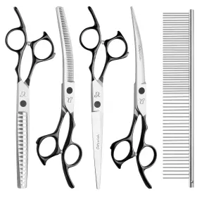 Cttz-0011 Citywish Dog Grooming Scissors Curved Thinning Scissers And Chunker Shears For Gro