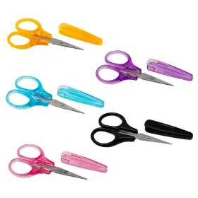 Czdb-jd-1 Cizitbe 5 Pcs Mini Travel Scissors With Protective Covers - Stainless Steel Small Cra