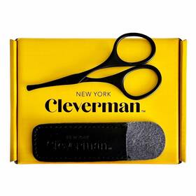 Cleverman 860012185146 Premium Facial Hair Scissors Professional Nose Curved Safety