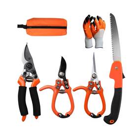 Cor Cordium Psk-01-eu 6pcs Pruning Shears Set With Bypass Garden Scissors... Fast Ship
