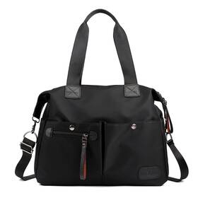Corios Co-ax002 Women Shoulder Bag Nylon Handbag Casual Top Handle Multi Pocket Crossbody