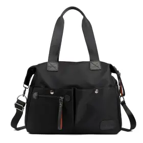 Co-ax002 Corios Women Shoulder Bag Nylon Handbag Casual Top Handle Multi Pocket Crossbody