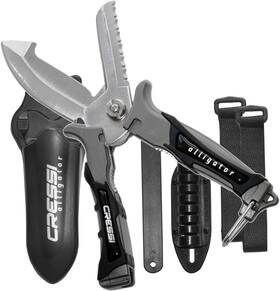 Cressi Rc559200 Versatile Knife-scissors For Underwater Use - Ideal Snorkeling Scuba Di
