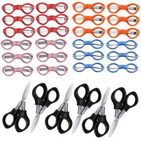 Criativo Live Joyce201812270001 30 Pieces Folding Travel Scissors Stainless Steel Portable Foldable