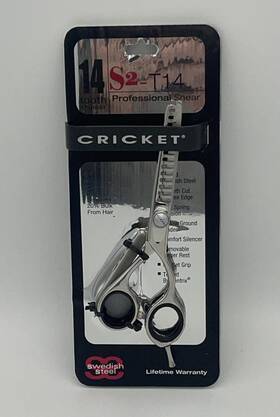 Cricket 672555171346 S2 T-14 Professional Hair Shear 14 Tooth Thinning Stainless Scissors
