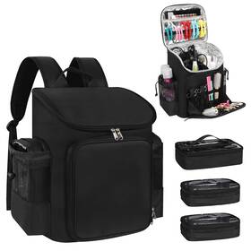 Cubetastic Lz230706 Hairstylist Traveling Bag Large Capacity Barber Travel Backpack Hairdresser