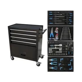 Cuisinsmart 955602529548 238 Piece Tool Sets And 4 Drawers Cart With Wheels Rolling