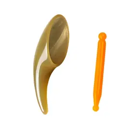 Dh-009 Deahea 2 Pack Gua Sha Facial Tools Guasha Muscle Scraper Ergonomic Grip Horn Shaped