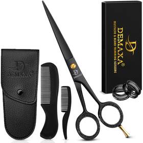 Demaxa Dx-hs-1101 5 Inch Professional Beard Scissors For Men Mustache With 1 Comb