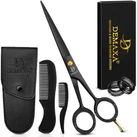 Dx-hs-1101 Demaxa 5 Inch Professional Beard Scissors For Men Mustache With 1 Comb Dx-hs-1101 Demaxa 5 Inch Professional Beard Scissors For Men Mustache With 1 Comb