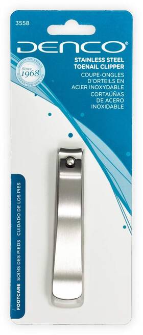Denco 3558n Stainless Steel Toenail Clipper Silver