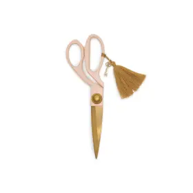 Dsc-1001 Designworks Ink Stylish Pink And Gold 7.75 Inch Stainless Steel Scissors With Cha