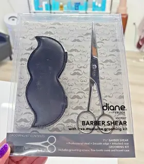 Dcp007 Diane By Fromm 7.5 Inch Barber Shear With Free Mustache Grooming Kit New - Ships From My Salon Dcp007 Diane By Fromm 7.5 Inch Barber Shear With Free Mustache Grooming Kit New - Ships From My Salon