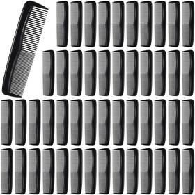 Didaey Man0017 50 Pcs Pocket Combs For Men 5 Inch Cutting With Wide And Fine Teeth Plastic P