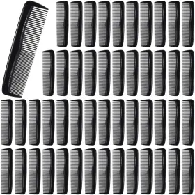 Man0017 Didaey 50 Pcs Pocket Combs For Men 5 Inch Cutting With Wide And Fine Teeth Plastic P