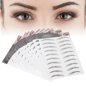 Dioche Dioche65smu0a9hv488 10 4d Sheets Eyebrow Stickers Disposable Temporary Brow Fa