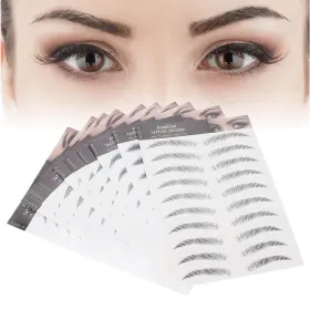 Dioche65smu0a9hv488 Dioche 10 4d Sheets Eyebrow Stickers Disposable Temporary Brow Fa