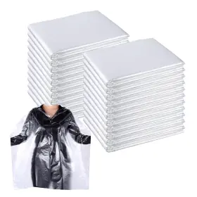 Rgrrq52gf Divina Vitae 628069 1 100 Pcs Disposable Capes Hair Salon 51 X 36 Inch Cutting Cape Plastic Ba