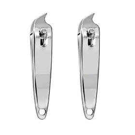 Hj-rvhw-o0ph Dnhcll 2 Pcs Metal Slanted Edge Nail Cutting Clippers Pedicure Manicure Tool