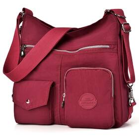 Dora & Liz 679872796665 Multipurpose Hobo Purse For Women With Antitheft Rfid Waterproof Nylon Cross