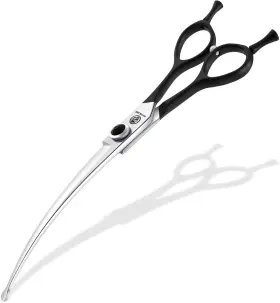 Scissors04b8 Dream Reach 8 Inch Downward Curved Dog Grooming Scissors For Trimming Face And Pa