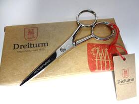 Dreiturm 345240 German 4.5 Inch Hair Moustache Beard Barber Scissor Shear