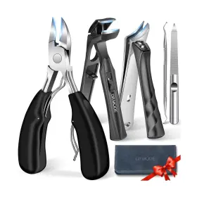 Nail43 Drmode 2025 Toenail Clippers For Thick Toenails Seniors Angled Head Large Toe N