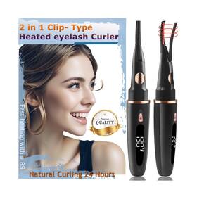 Dust2oasis 748397925338 Heated Eyelash Curlers - 2 In 1 Clip- Type Lash Curler Best ... Fast Ship