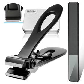 Ebewanli 691189800552 Straight Nail Clipper 17mm Wide Jaw Opening Extra Large Toenail Clippers For
