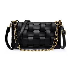 Eliaukly 032152987315 Womens Braided Shoulder Bag Weave Purse With Chain Woven Crossbody Evening S