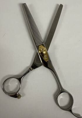 Elite Products Et35 Classic Professional Salon Thinning Shears Rarely Used 6.75 Inch