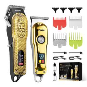 Enssu Est702 Professional Hair Clippers For Men Cordless Barber And Trimme